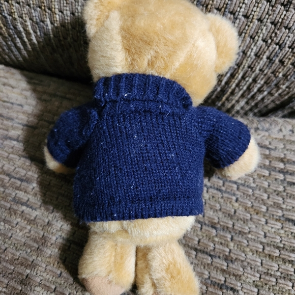 Polo Ralph Lauren Teddy Bear Plush w/Navy Blue Knit Pony Sweater 2019 Exclusive - Picture 3 of 6